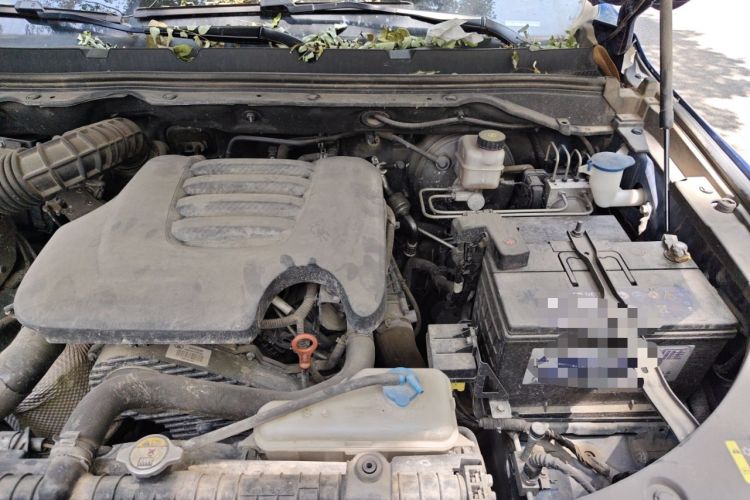Used Great Wall Poer 2019 2.0T Commercial Version Manual Diesel 4x4 Elite Long-Box GW4D20M Engine Bay Left