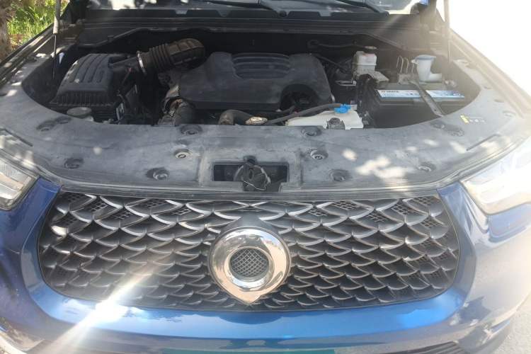 Used Great Wall Poer 2019 2.0T Commercial Version Manual Diesel Two-Wheel Drive Elite Long-Box GW4D20M Engine Bay