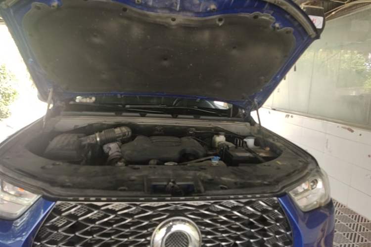 Used Great Wall Poer 2019 2.0T Commercial Version Manual Diesel Two-Wheel Drive Elite Long-Box GW4D20M Engine Bay