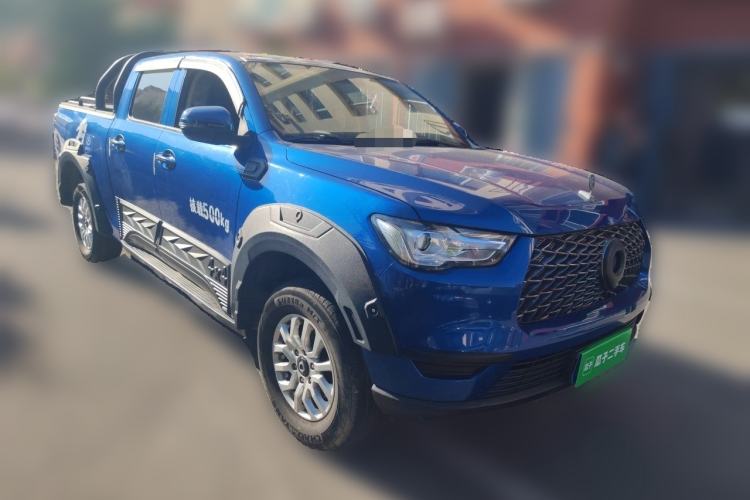 Used Great Wall Poer 2019 2.0T Commercial Version Automatic Gasoline Two-Wheel Drive Elite Trim with Long Bed – GW4C20B Front Right 45 Deg