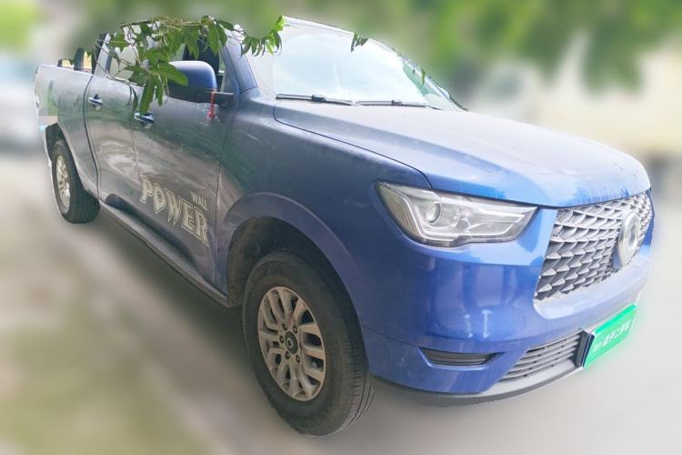 Used Great Wall Poer 2019 2.0T Commercial Version Manual Diesel Two-Wheel Drive Elite Long-Box GW4D20M Front Right 45 Deg
