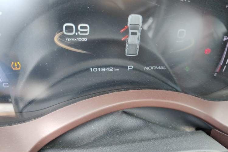 Used Great Wall Poer 2019 2.0T Automatic Gasoline 4x4 Premium Edition GW4C20B Odometer Close Up