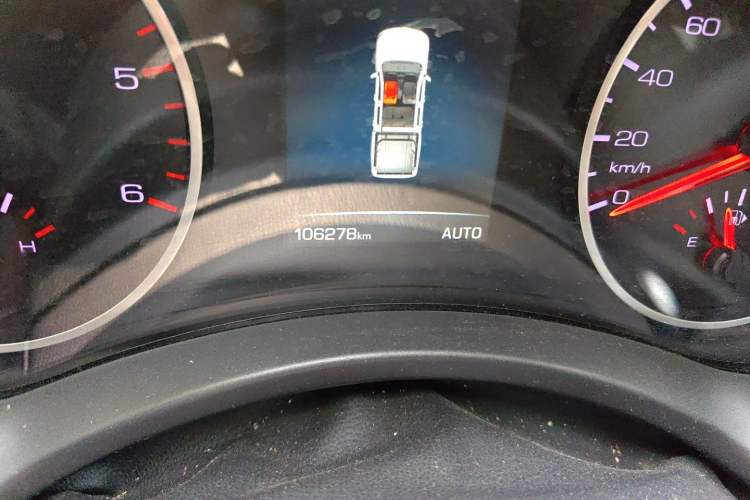 Used Great Wall Poer 2019 2.0T Commercial Version Manual Diesel 4x4 Elite Long-Box GW4D20M Odometer Close Up