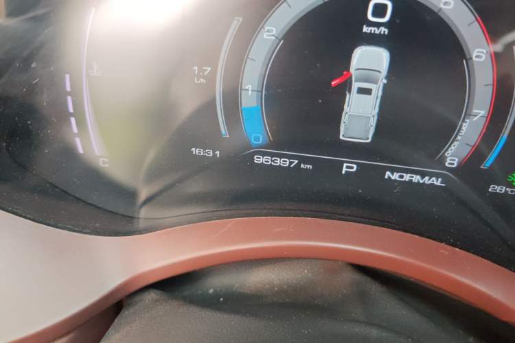 Used Great Wall Poer 2019 2.0T Automatic Gasoline 4x4 Premium Edition GW4C20B Odometer Close Up