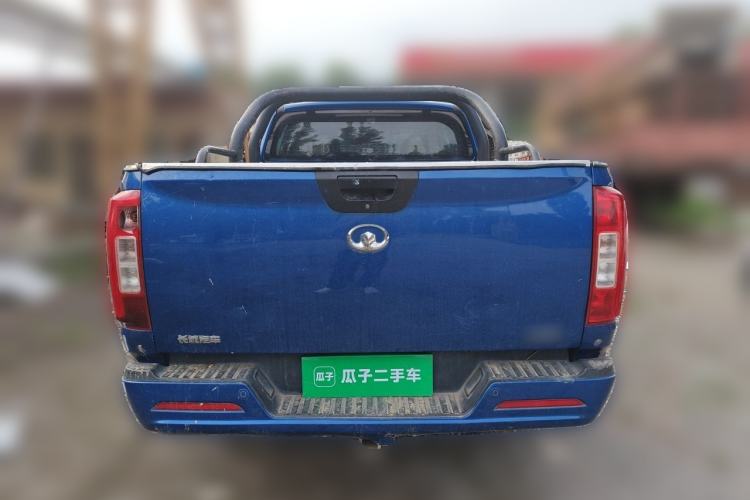 Used Great Wall Poer 2019 2.0T Commercial Version Manual Diesel Two-Wheel Drive Navigation Type Long Bed GW4D20M Rear