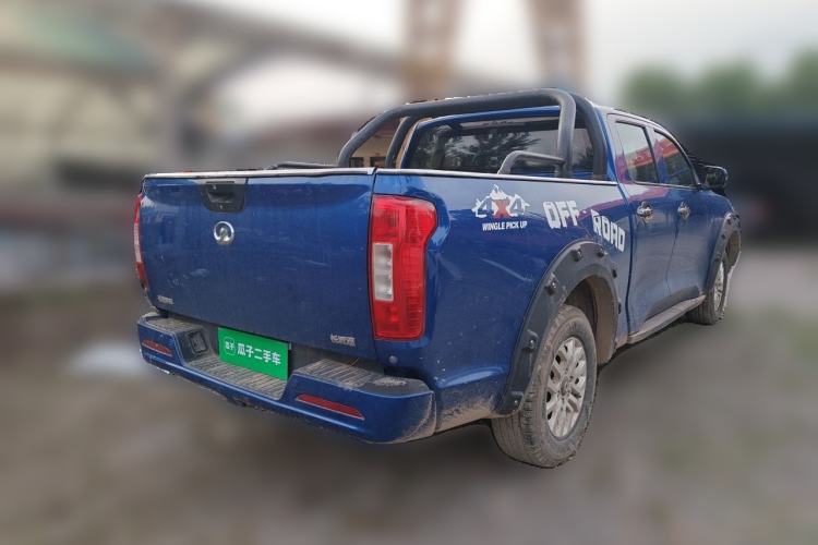 Used Great Wall Poer 2019 2.0T Commercial Version Manual Diesel Two-Wheel Drive Navigation Type Long Bed GW4D20M Rear Right 45 Deg