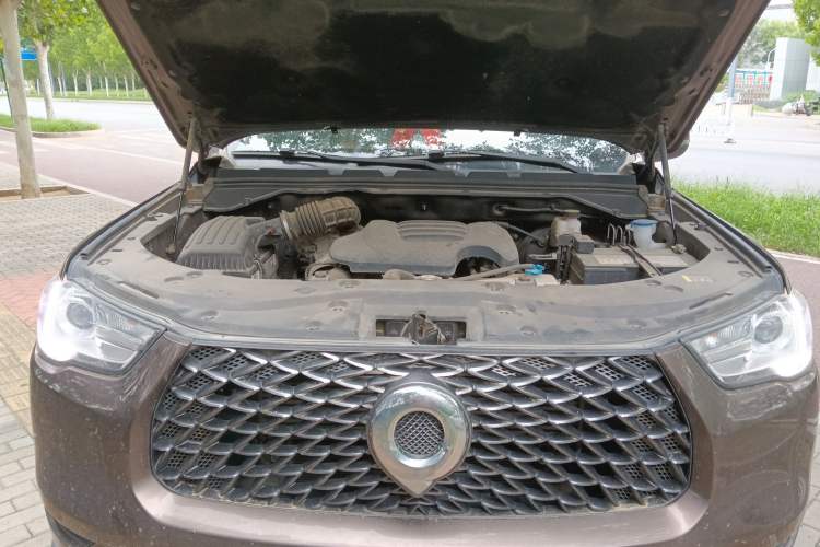 Used Great Wall Poer 2019 2.0T Commercial Version Manual Diesel Two-Wheel Drive Elite Long-Box GW4D20M Engine Bay