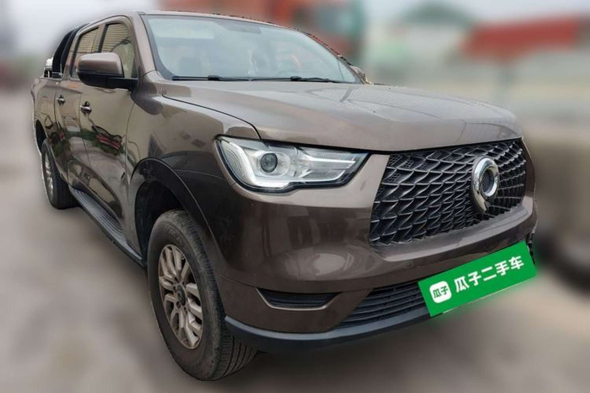 Used Great Wall Poer 2019 2.0T Commercial Version Automatic Gasoline Two-Wheel Drive Elite Trim with Long Bed – GW4C20B Front Right 45 Deg