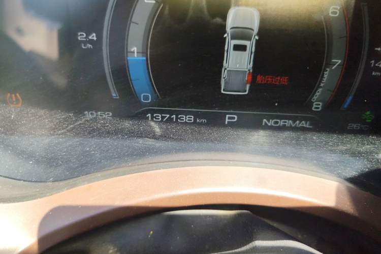 Used Great Wall Poer 2019 2.0T Automatic Gasoline 4x4 Premium Edition GW4C20B Odometer Close Up