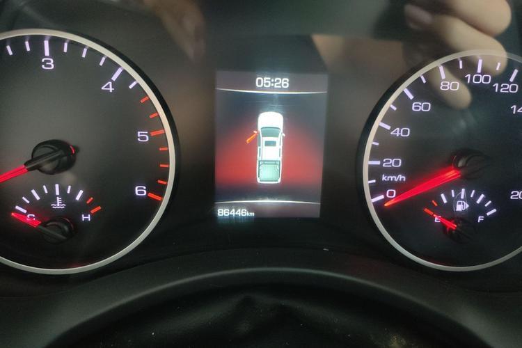 Used Great Wall Poer 2019 2.0T Commercial Version Manual Diesel 4x4 Elite Long-Box GW4D20M Odometer Close Up