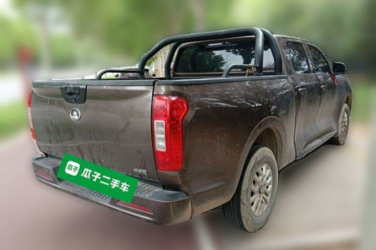 Used Great Wall Poer 2019 2.0T Commercial Version Manual Diesel Two-Wheel Drive Elite Long-Box GW4D20M Rear Right 45 Deg