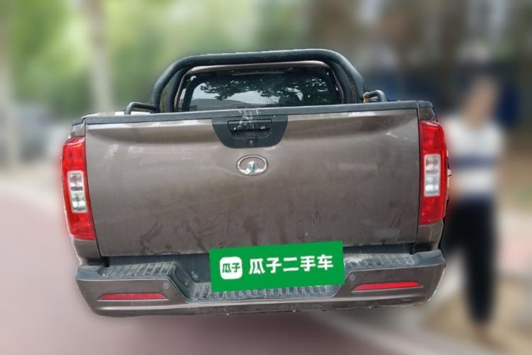 Used Great Wall Poer 2019 2.0T Commercial Version Manual Diesel Two-Wheel Drive Elite Long-Box GW4D20M Rear
