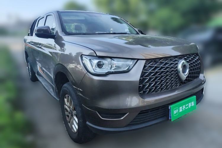 Used Great Wall Poer 2019 2.0T Commercial Version Manual Diesel Two-Wheel Drive Elite Long-Box GW4D20M Front Right 45 Deg