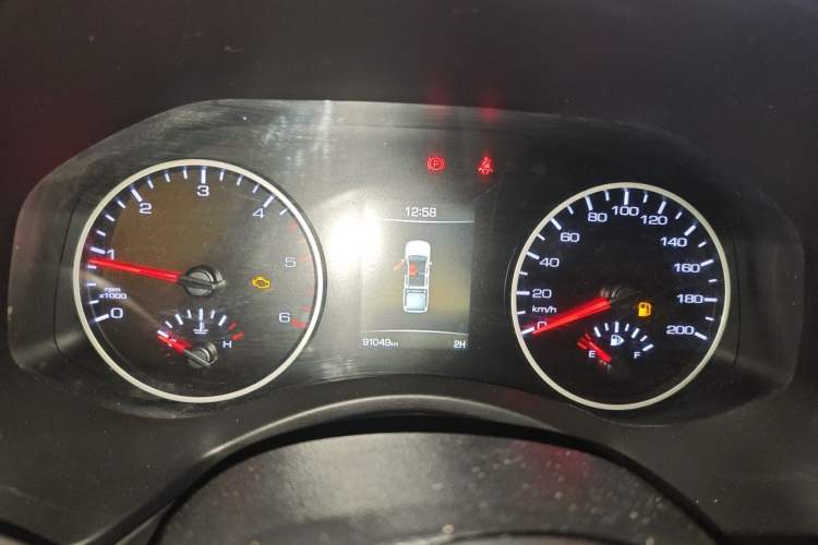 Used Great Wall Poer 2019 2.0T Commercial Version Manual Diesel 4x4 Elite Long-Box GW4D20M Instrument Cluster