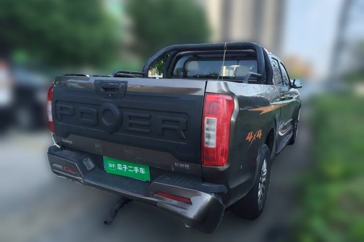 Used Great Wall Poer 2019 2.0T Commercial Version Manual Diesel Two-Wheel Drive Elite Long-Box GW4D20M Rear Right 45 Deg