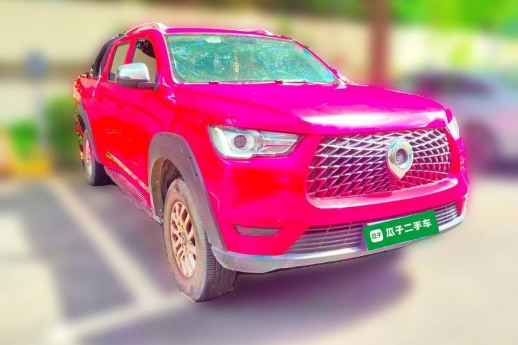 Used Great Wall Poer 2019 2.0T Commercial Version Manual Diesel Two-Wheel Drive Elite Long-Box GW4D20M Front Right 45 Deg