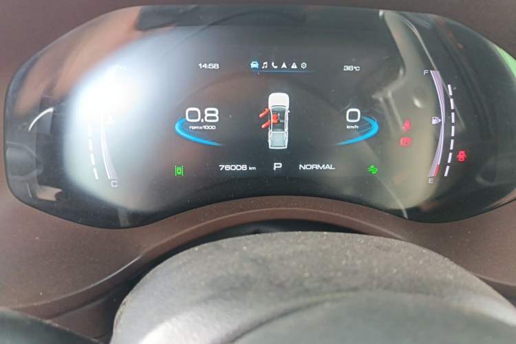 Used Great Wall Poer 2019 2.0T Automatic Gasoline 4x4 Premium Edition GW4C20B Odometer Close Up