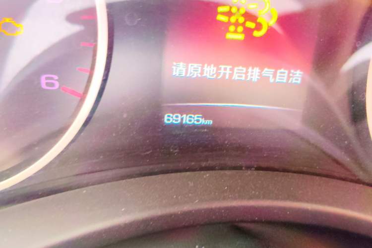 Used Great Wall Poer 2019 2.0T Commercial Version Manual Diesel Two-Wheel Drive Elite Long-Box GW4D20M Odometer Close Up