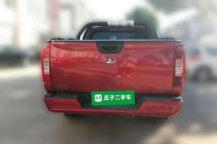 Used Great Wall Poer 2019 2.0T Commercial Version Manual Diesel Two-Wheel Drive Navigation Type Long Bed GW4D20M Rear