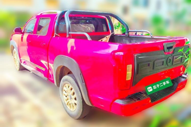 Used Great Wall Poer 2019 2.0T Commercial Version Manual Diesel Two-Wheel Drive Elite Long-Box GW4D20M Rear Left 45 Deg