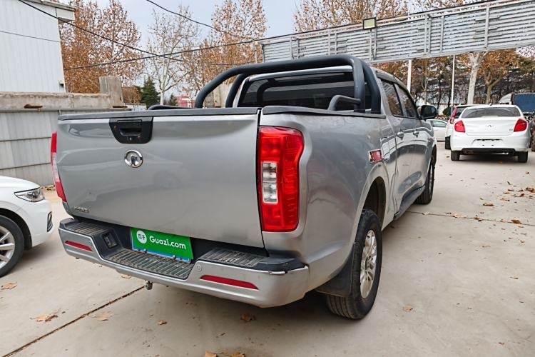 Used Great Wall Poer 2019 2.0T Commercial Version Manual Diesel Two-Wheel Drive Navigation Type Long Bed GW4D20M Rear Right 45 Deg