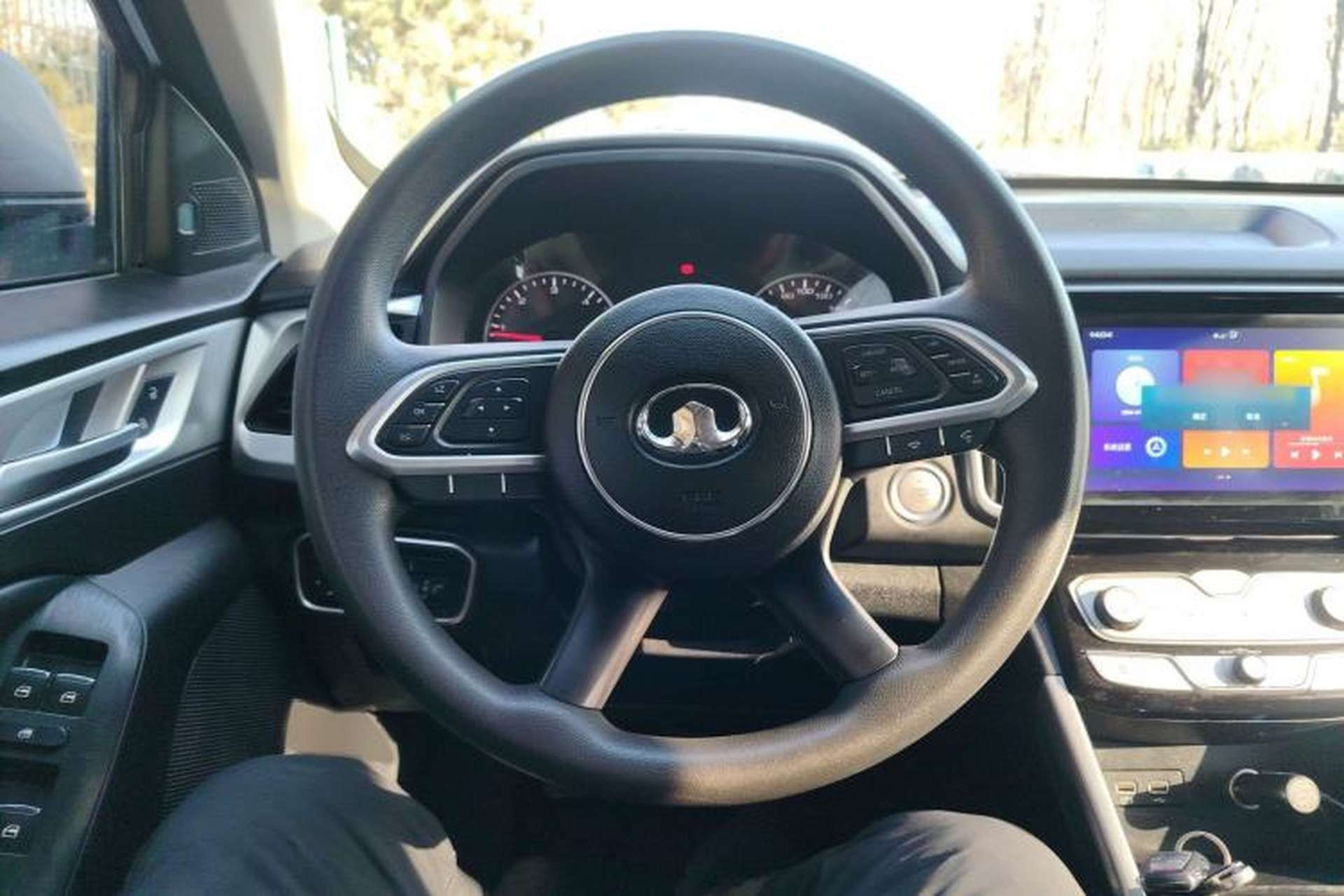 Used Great Wall Poer 2019 2.0T Commercial Version Manual Diesel 4x4 Elite Long-Box GW4D20M Steering Wheel