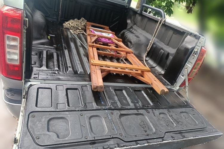 Used Great Wall Poer 2019 2.0T Commercial Version Manual Diesel Two-Wheel Drive Elite Long-Box GW4D20M Trunk