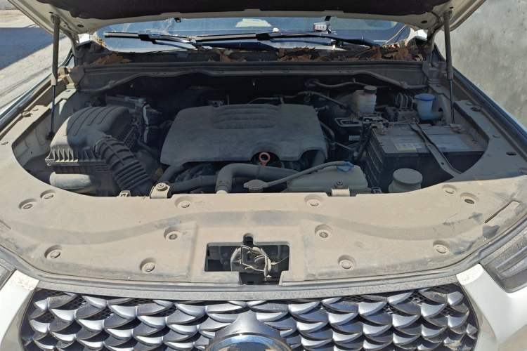 Used Great Wall Poer 2019 2.0T Commercial Version Manual Gasoline Two-Wheel Drive Elite Long-Box GW4C20B Engine Bay