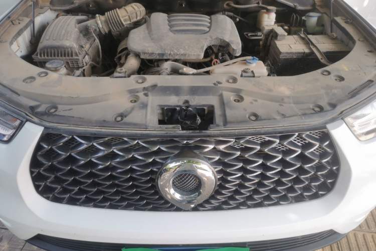 Used Great Wall Poer 2019 2.0T Commercial Version Manual Diesel 4x4 Navigation Type Long Bed GW4D20M Engine Bay