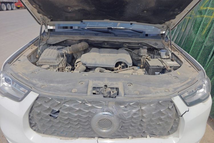 Used Great Wall Poer 2019 2.0T Commercial Version Manual Diesel 4x4 Elite Long-Box GW4D20M Engine Bay
