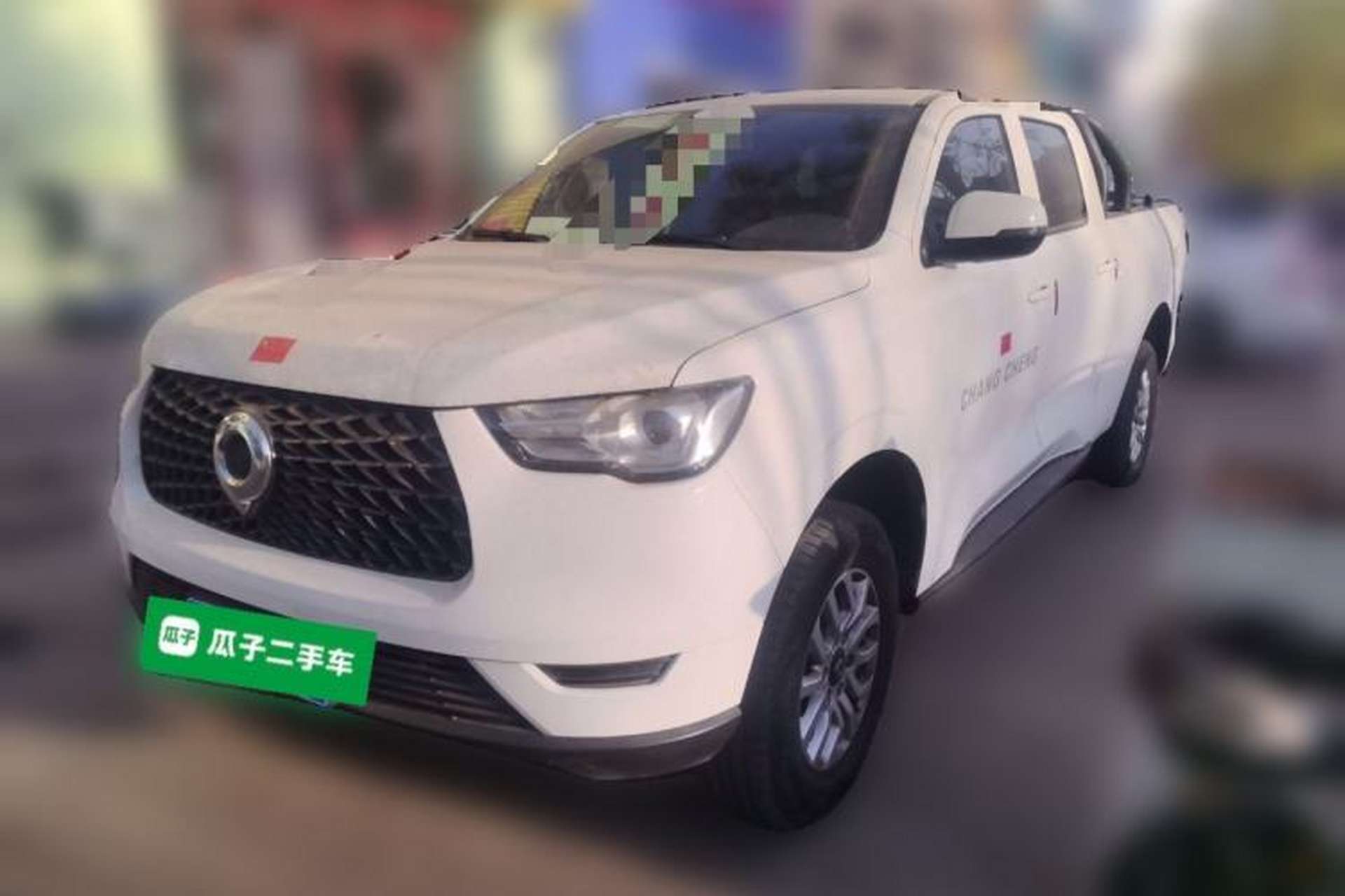 Used Great Wall Poer 2019 2.0T Commercial Version Automatic Gasoline Two-Wheel Drive Elite Trim with Long Bed – GW4C20B Front Left 45 Deg