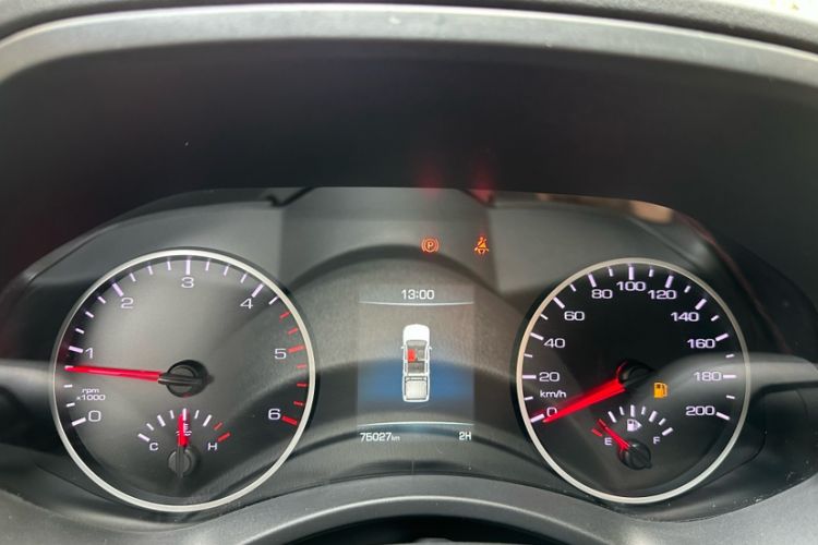 Used Great Wall Poer 2019 2.0T Commercial Version Manual Diesel 4x4 Elite Long-Box GW4D20M Odometer Close Up