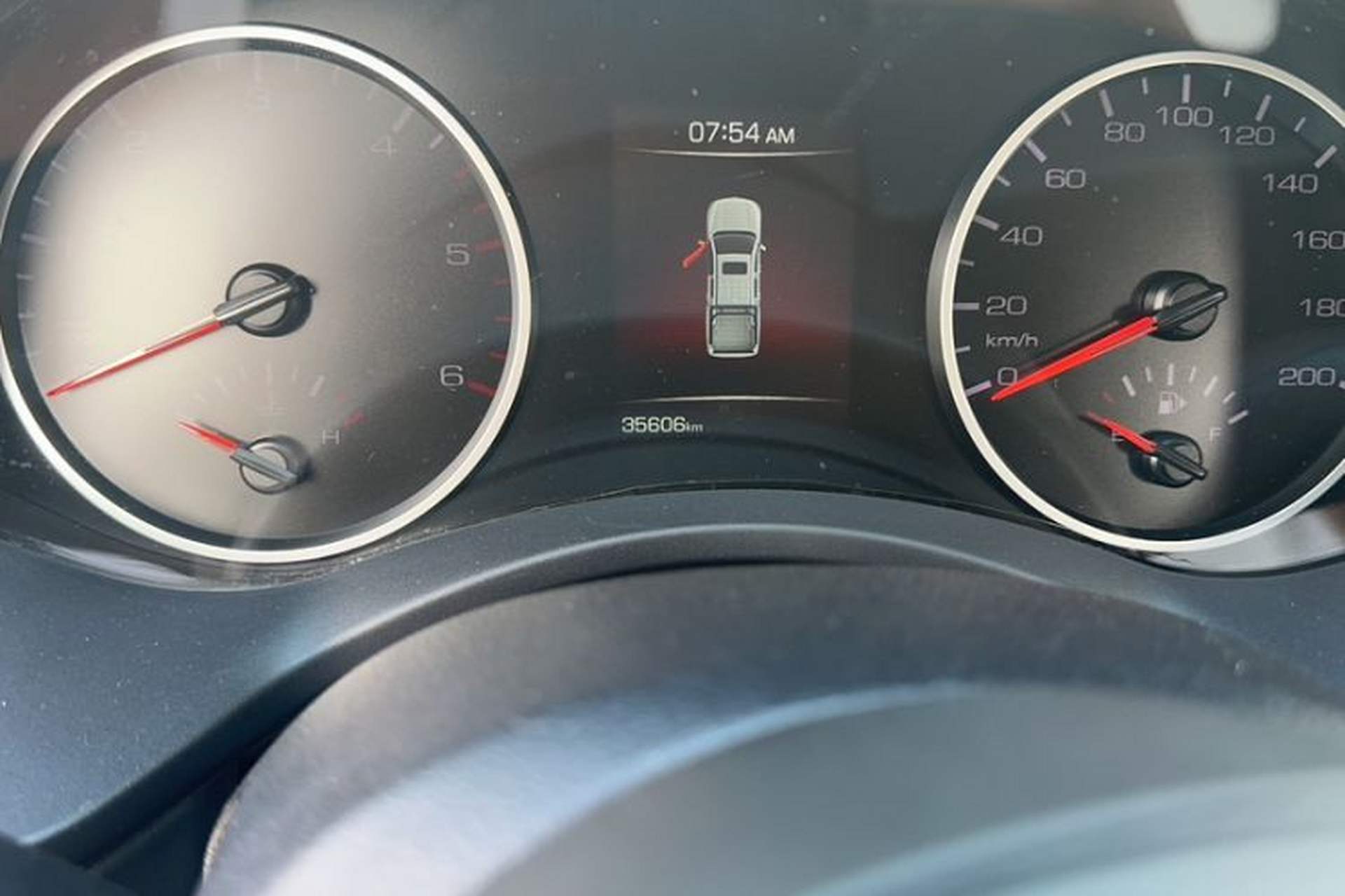 Used Great Wall Poer 2019 2.0T Commercial Version Manual Diesel 4x4 Elite Long-Box GW4D20M Odometer Close Up