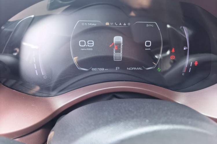 Used Great Wall Poer 2019 2.0T Automatic Gasoline 4x4 Premium Edition GW4C20B Odometer Close Up