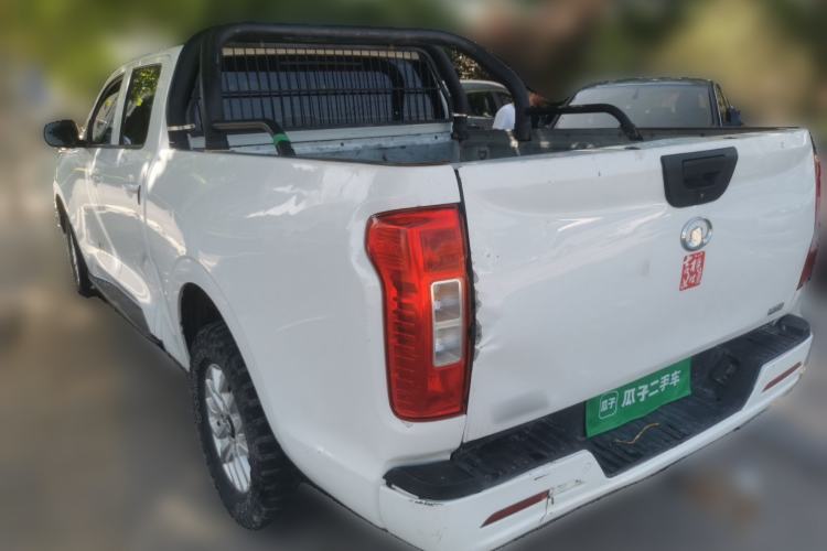 Used Great Wall Poer 2019 2.0T Commercial Version Manual Diesel 4x4 Navigation Type Long Bed GW4D20M Rear Left 45 Deg