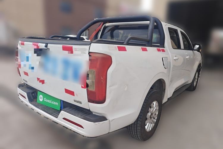 Used Great Wall Poer 2019 2.0T Commercial Version Manual Diesel Two-Wheel Drive Elite Standard Box GW4D20M Rear Right 45 Deg