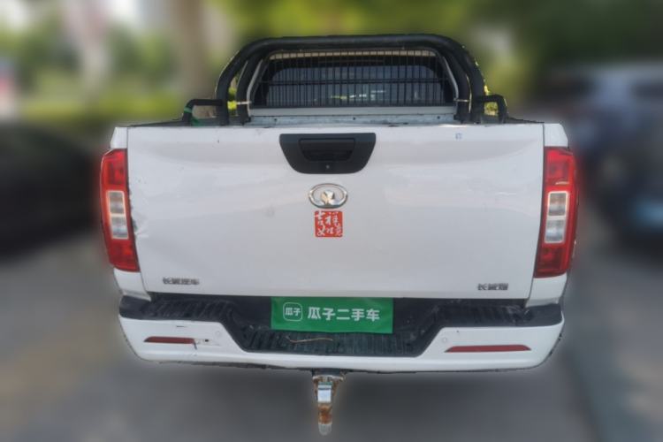 Used Great Wall Poer 2019 2.0T Commercial Version Manual Diesel 4x4 Navigation Type Long Bed GW4D20M Rear