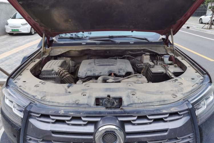 Used Great Wall Poer 2020 2.0T Off-Road Version Automatic Gasoline Four-Wheel Drive High-End Edition GW4C20B Engine Bay