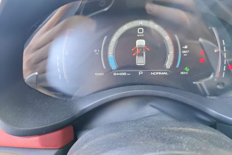 Used Great Wall Poer  Odometer Close Up