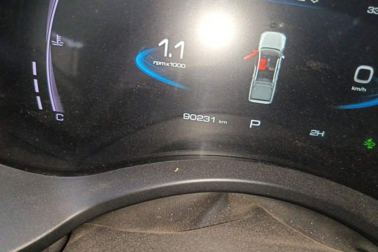 Used Great Wall Poer 2020 2.0T Off-Road Edition Automatic Gasoline 4x4 Limited-Edition Trailer Version GW4C20B Odometer Close Up