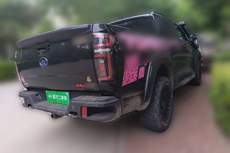 Used Great Wall Poer 2020 2.0T Off-Road Edition Automatic Gasoline 4x4 Limited-Edition Trailer Version GW4C20B Rear Right 45 Deg