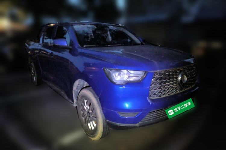 Used Great Wall Poer 2020 2.0T Commercial Version Automatic Diesel Two-Wheel Drive Elite Trim with Long Bed – GW4D20M Front Right 45 Deg