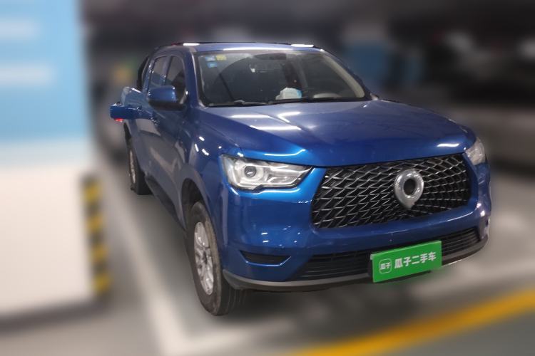 Used Great Wall Poer 2020 2.0T Commercial Version Automatic Diesel Two-Wheel Drive Elite Trim with Long Bed – GW4D20M Front Right 45 Deg