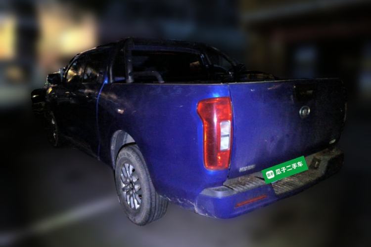 Used Great Wall Poer 2020 2.0T Commercial Version Automatic Diesel Two-Wheel Drive Elite Trim with Long Bed – GW4D20M Rear Left 45 Deg
