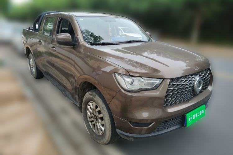 Used Great Wall Poer 2020 2.0T Commercial Version Automatic Diesel Two-Wheel Drive Elite Trim with Long Bed – GW4D20M Front Right 45 Deg