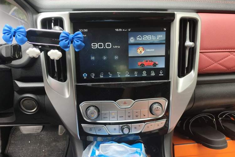 Used Great Wall Poer 2020 2.0T Off-Road Edition Automatic Gasoline 4x4 Limited Edition GW4C20B Audio And AC Panel