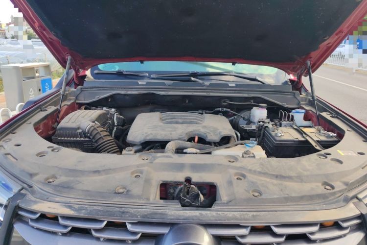 Used Great Wall Poer 2020 2.0T Off-Road Version Automatic Gasoline Four-Wheel Drive High-End Edition GW4C20B Engine Bay