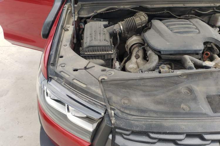 Used Great Wall Poer 2020 2.0T Off-Road Version Automatic Diesel 4x4 Advanced Edition GW4D20M Engine Bay Right