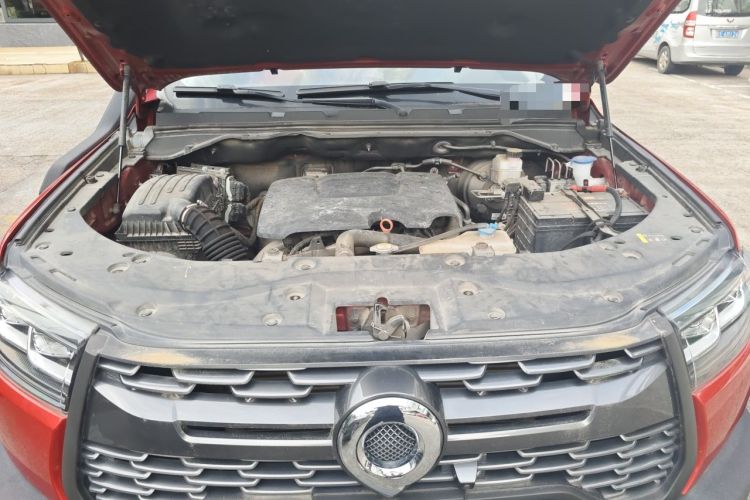 Used Great Wall Poer 2020 2.0T Off-Road Version Automatic Gasoline Four-Wheel Drive High-End Edition GW4C20B Engine Bay