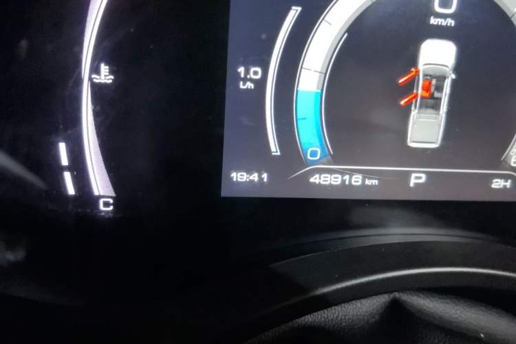 Used Great Wall Poer 2020 2.0T Off-Road Edition Automatic Diesel 4x4 High-End Version GW4D20M Odometer Close Up